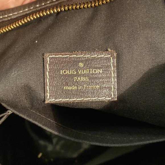 Louis Vuitton Besace Angele Mini Lin Ebene W/COA and Crossbody Strap 2 way - Picture 16 of 16